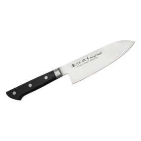   Satake 803-632 Satoru Santoku japán konyhakés, 17 cm penge hossz, rozsdamentes acél, kemény műanyag markolat