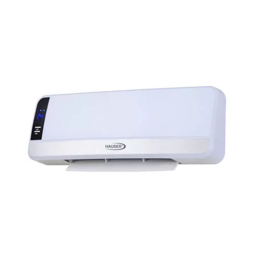 HAUSER AH-2301 fali ventilátoros fűtőtest, max. 2000 W, PTC fűtőelem, 2 fokozat, heti program, távirányító