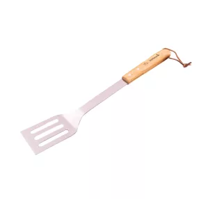   Barbecook BC-ACC-7071 rozsdamentes acél forgató lapát, gumifa nyél, 100% FSC, 46cm