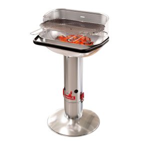  Barbecook BC-CHA-1004 Loewy 55 SST rozsdamentes acél faszenes grill, 55x33x101cm