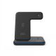CANYON CNS-WCS302B 3in1 vezeték nélküli töltő, Qi szabvány, micro USB / lightning töltőport, fekete