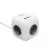 Home CUBE2 kocka elosztó, max. 3680 W, USB töltő, 3 aljzat gyermekvédelemmel, 1,5 m hosszú vezeték