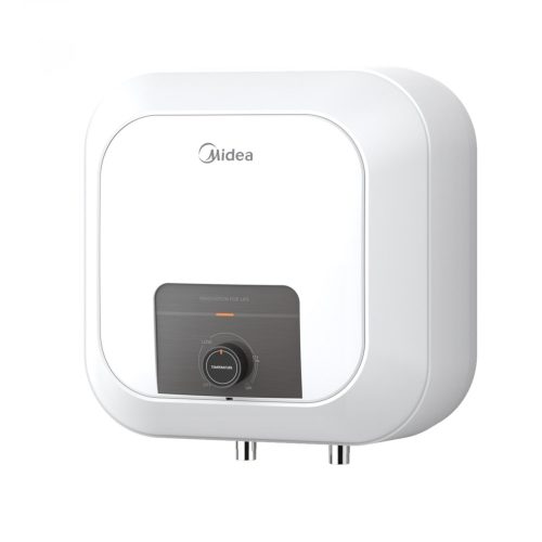 MIDEA D10-20VD1(O) elektromos vízmelegítő, bojler, 2000 W, 10 liter, zománcozott víztartály és fűtőszál, mechanikus vezérlés, konyhapult fölé szerelhető