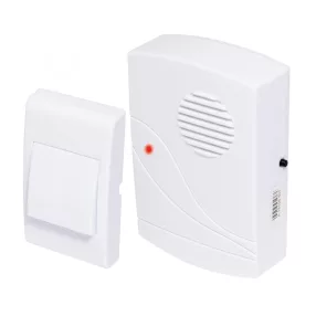   HOME DB 0600DC vezeték nélküli csengő, max. 60 m hatótáv, 32 dallam, LED fényjelzés, elemes tápellátás
