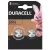 Duracell DL2016 10PP040030 lítium gombelem, 3,0 V feszültség, 2db/bliszter