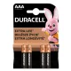 Duracell LR03 10PP110024 AAA alkáli elem, 1,5 V feszültség, 4db/bliszter