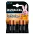 Duracell OPTIMUM LR6 10PP110049 AA alkáli elem, 1,5 V feszültség, kiemelkedő teljesítmény, 4db/bliszter