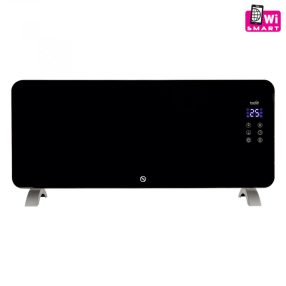   Home FK 430 WIFI álló vagy falra szerelhető SMART konvektor fűtőtest, 1000W/2000W, edzett üveg előlap, fekete