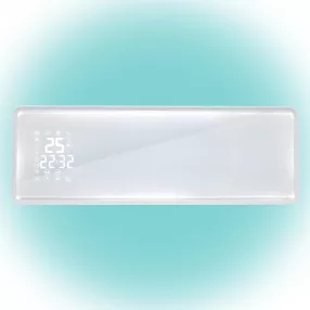   Home FKF 54203 fali SMART ventilátoros fűtőtest, 1000W/2000W, távirányító, üveg előlap, fehér