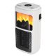 FKH 401 Home FKH 401 hordozható elektromos mini kerámia fűtőtest, 400W, elektronikus termosztát, lángeffekt, fehér