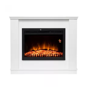   Home FKKF 01 + FKKI 03 KIT FKK Bora Bora beépíthető elektromos látványkandalló kerettel, fehér