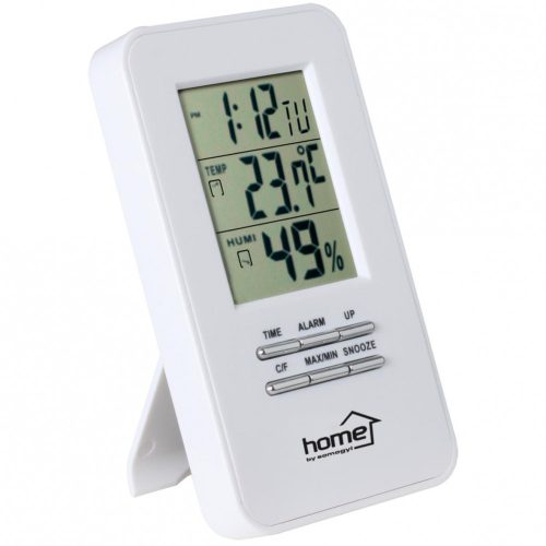 HC 13 Home HC 13 hő- és páratartalom-mérő ébresztőórával, beltéri hőmérséklet kijelzése, ébresztés szundifunkcióval