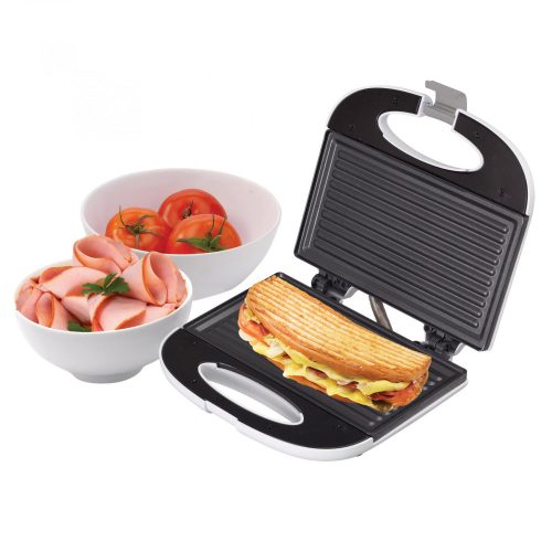HG P 01 Home HG P 01 panini szendvicssütő, teljesítmény 750 W, tapadásmentes sütőfelület, jelzőfények