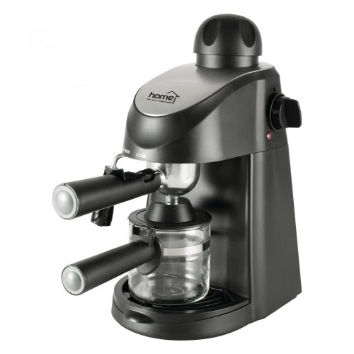 HG PR 06 Home HG PR 06 eszpesszó kávéfőző, teljesítmény: 800 W, 3,5 bar nyomás, alkalmas 4 csésze kávé elkészítéséhez, tejhabosítóval, 