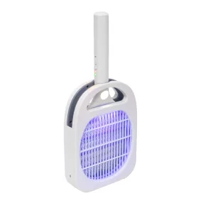   HOME IK15R elektromos légycsapó, kézi/asztali kivitel, 15 m2-es hatókörzet, UV-A fény, beépített akkumulátor