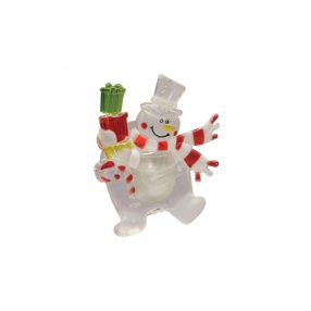   Home KID 324 LED-es ablakdísz, hóember, beltéri kivitel, 1db színváltó LED