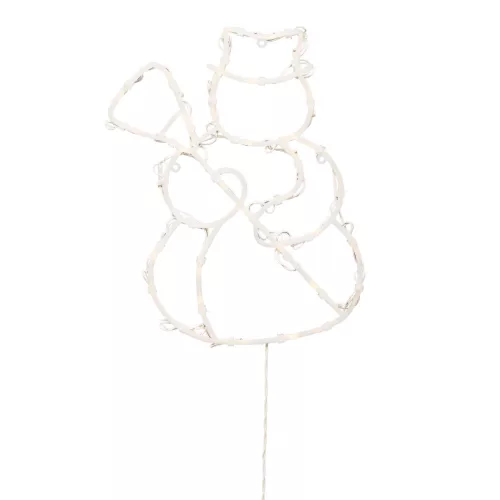 HOME KIN294DWW DOT LED-es fényfüggöny, 294db melegfehér DOT LED, 2m hosszú, állófényű, adapteres tápellátás, kül- és beltéri kivitel