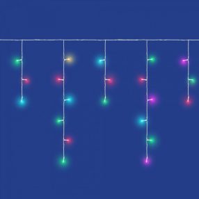   iSparkle LEDS108IV-1 LED-es fényfüggöny, 3 m / 108 db RGB LED, applikációval vezérelhető, smart, kül- és beltéri kivitel