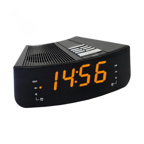 LTCR 02 Home LTCR 02 digitális, LED ébresztőóra rádióval, borostyánsárga kijelző, 10 állomás memória, ébresztés, elemes vagy hálózati tápellátás