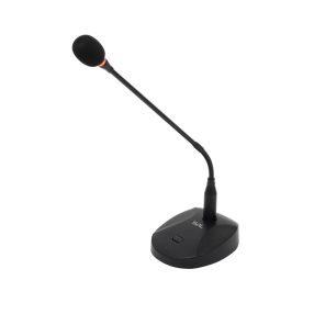   SAL M13 asztali mikrofon, professzionális, LED üzemjelző és fénygyűrű, kardioid irány karakterisztika, XLR csatlakozó, elemes tápellátás