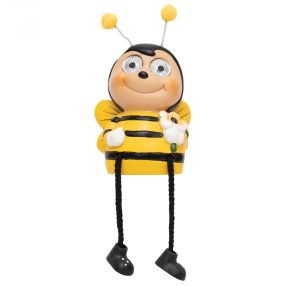   Home MX644 napelemes kerti lámpa, méhecske forma, 2 db hidegfehér LED, políresin, 40 mAh akkumulátor (NiMH), kültéri, beltéri