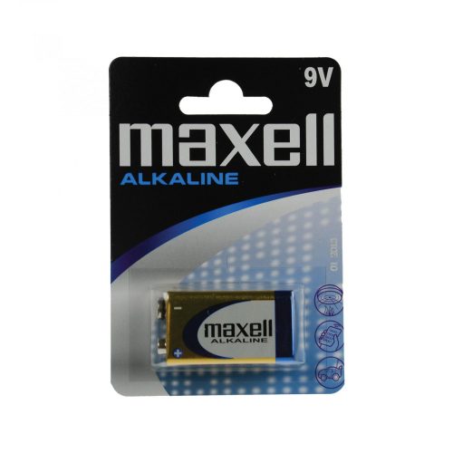 Maxell 6LR61 Maxell 6LR61 9V elem, alkáli, 1 db/csomag