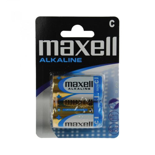 Maxell LR14 Maxell LR14 C elem, alkáli, baby, 1,5V, 2 db/csomag