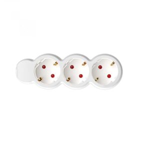   Home NV 3-5/WH/1,5 hálózati elosztó, 5 m, H05VV-F 3G1,5 mm2 kábel,  IP20 kivitel, 3 védőérintkezős aljzat, max. 3500W, fehér