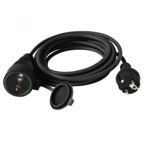   Home NV 7-30/GY hosszabbító, 30 m, H07RN-F 3G1,5 mm2 kábel, IP44 védelem, zárófedél az aljzaton, gumírozott kábel, 250V~/16A/3500W