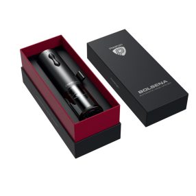   Prestigio PWO101BK Bolsena dugóhúzó készlet, fóliavágó, levegőztető, vákuumos dugó, 500 mAh beépített akkumulátor