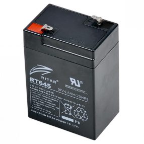   Ritar RT 645 ólomakkumulátor, 6V/4,5 Ah, 5 éves élettartam, zárt konstrukció