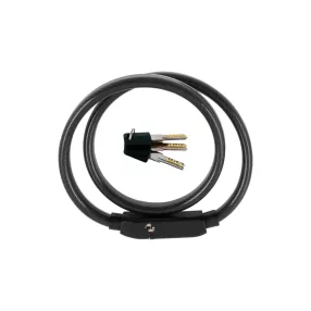   STANLEY S741-161 fényvisszaverős kulcskábeles kerékpár zár, 3 kulcsos, 1200 mm hosszúság