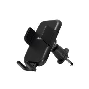   SAL SA063 autós mobiltartó, kb. 55 - 95 mm, félautomata, szellőzőre, egykezes, szilikon felület, forgatható, billenthető