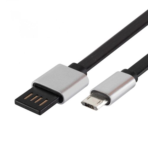 USBF 2 Home USBF 2 töltőkábel, 2 oldalú, fordítható, USB-A dugó, microUSB-B dugó, 2m, 2,1A, adatkábel