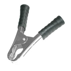   Home VBC 100/BK akkumulátorcsipesz, 100 A, szigetelt, forrasztható, 12 V, 110 mm, fekete