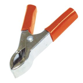   Home VBC 30/RD akkumulátorcsipesz, 30 A, szigetelt, forrasztható, 12 V, 75 mm, piros