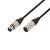 SAL XLR10 audio kábel, XLR dugó / XLR aljzat, 10 méter, 6mm, fém, réz vezeték