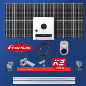 5,4 kWp napelemrendszer Fronius Symo Gen24 inverterrel