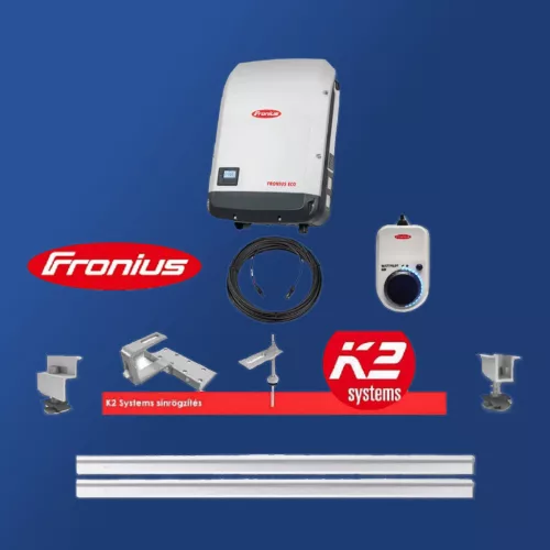 20,35 kWp napelemrendszer Fronius Symo Wlan inverter