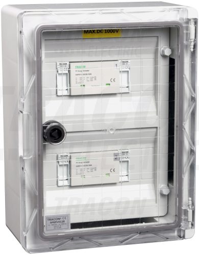 SPBPVDC2B Túlfeszültség-védelmi doboz fotovoltaikus rendszerekhez