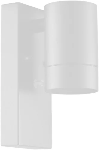 Oldalfali spot lámpatest alkonykapcsolóval, kültéri, fehér