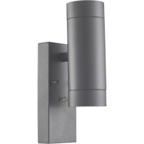   Oldalfali spot lámpatest alkonykapcsolóval, kültéri,antracit