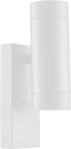 Oldalfali spot lámpatest alkonykapcsolóval, kültéri, fehér