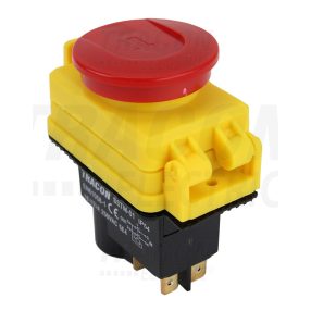 Relés biztonsági kapcsoló, gombafejű reteszeléssel