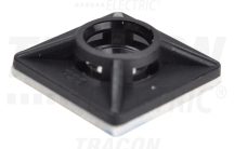 Tracon TALP201 Öntapadós/csavarozható, 4oldalt fűzhető kötegelő talp,fekete