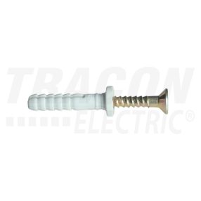 Beüthető tipli+csavar, szürke