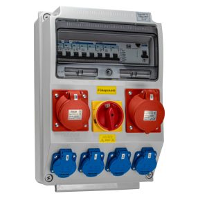   Csatlakozó doboz védelemmel,főkapcs.,vezetékezett,készre sz.