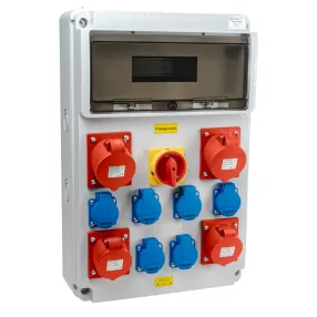 Csatlakozó doboz, védelem nélkül, főkapcsolóval