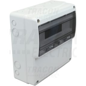 Üres ipari csatlakozódoboz szerelősínnel, ABS