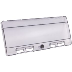 Füstszínű ajtó ipari csatlakozó dobozokhoz